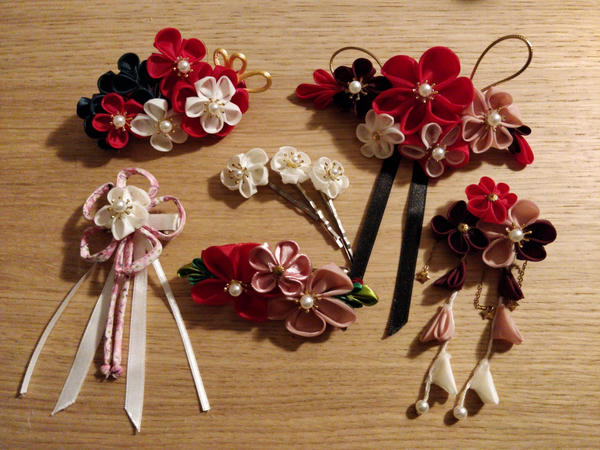 Divers kanzashi